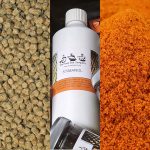 The Naturals Range from the Hook Bait Company - specialist fishing bait additives - salmon oil, Stimanol, krill meal, etc. - for specimen fish like carp, barbel and chub fishing