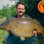 The Hook Bait Company field tester Nick Hay with a specimen common carp