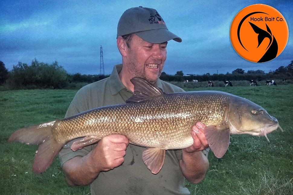 Grazy Roberts with a June 16th River Dove barbel